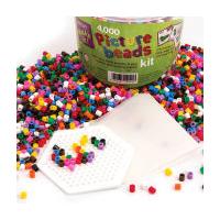 Picture Beads Tub and Peg Boards 4000 Pieces