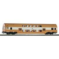 Piko H0 57623 H0 Doppelstockwagen-Steuerwagen der DR Control Wagon Mustard Pot (Brown)