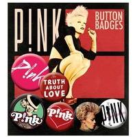 Pink Button Badge Pack