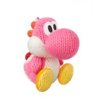 pink yarn yoshi amiibo yoshis woolly world for nintendo wii u amp 3ds