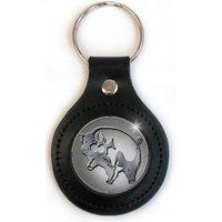 Pink Floyd Pig Leather Keychain.