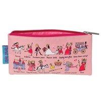 pink princess pencil case