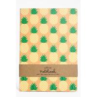 pineapple a5 notebook yellow