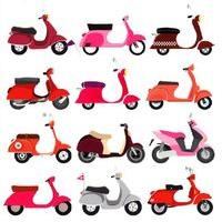 Pink scooters blank card