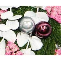 Pink and White Xmas Wreath