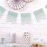 Pick and Mix Mint Green Ombre Hooray Party Bunting