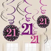 Pink Celebration Ceiling Decorations 21