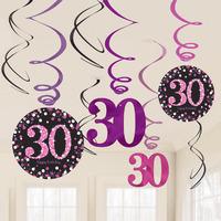 pink celebration ceiling decorations 30