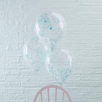 Pick and Mix Blue Confetti Party Balloons