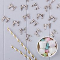Pick and Mix Wooden Yay Party Confetti
