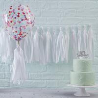 Pick and Mix White Tassel Party Kit