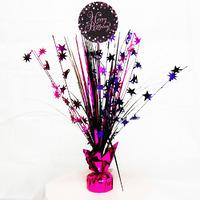 pink celebration spray centrepiece