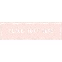 pink pastel perfection personalised banner