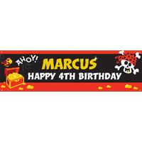 Pirate Fun Personalised Party Banner