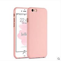 Pink Girl Solid Colour Elegant Simple Soft Case for iPhone 6/6S Plus