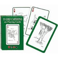 piatnik golf cartoons playing cards