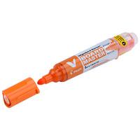 Pilot V Refill Cartridge for Board Marker Pens, Orange (Pack of 12)