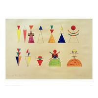 Pictures at an Exhibition Figures Image XVI, 1930 by Wassily Kandinsky