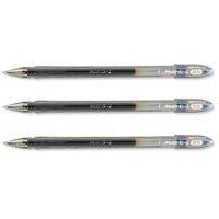 Pilot G105 Gel Ink Pen Ergonomic Grips 0.5mm Tip 0.3mm Line (Blue) Pack of 12 Pens