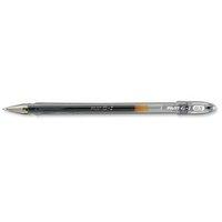 Pilot G105 Gel Ink Pen Ergonomic Grips 0.5mm Tip 0.3mm Line (Black) Pack of 12 Pens