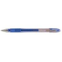 pilot g 107 grip gel rollerball pen fine 07mm tip 04mm line blue pack  ...