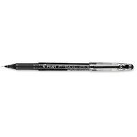Pilot P500 Gel Rollerball Pen Needle Point 0.5mm Tip 0.3mm Line (Black) Pack of 12 Pens