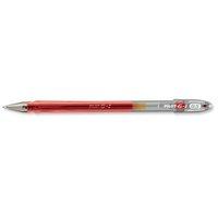 Pilot G105 Gel Ink Pen Ergonomic Grips 0.5mm Tip 0.3mm Line (Red) Pack of 12 Pens