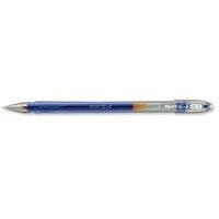 Pilot G107 Gel Ink Pen Ergonomic Grips 0.7mm Tip 0.5mm Line (Blue) Pack of 12 Pens