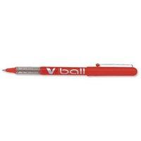 Pilot VB7 Rollerball Pen 0.7mm Tip 0.5mm Line (Red) Pack of 12
