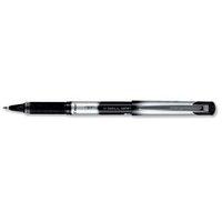 Pilot VBall VB7 Rollerball Pen with Rubber Grip 0.7mm Tip 0.4mm Line (Black) Pack of 12 Pens