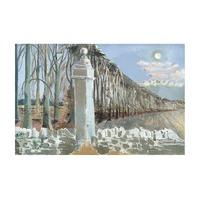 pillar and moon by paul nash