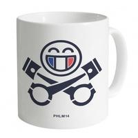 PistonHeads PHLM14 Smiley Tricolour Mug