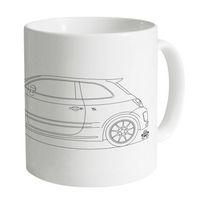 PistonHeads Fiat 500 Abarth Mug