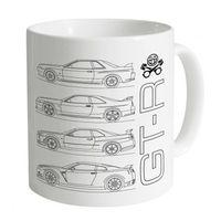 PistonHeads GT-R Generations Mug