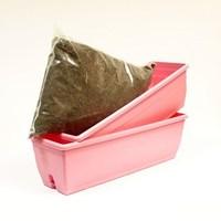 Pink Trough x 2 & Compost Kit