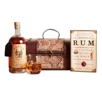 pirates grog 5 year rum 70cl wooden gift chest