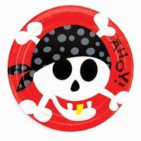 Pirate Fun Party Plates (Pack of 8)