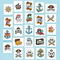 pirate tattoos box of 144