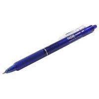Pilot FriXion Clicker Rollerball Retractable Erasable Pen 0.7mm Tip 0.35mm Line (Blue) Pack of 12