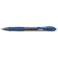 pilot g210 gel rollerball pen refillable medium 10mm tip 06mm line blu ...