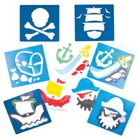 pirate stencils per 5 sets