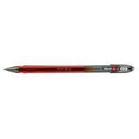 Pilot G105 Gel Ink Pen Ergonomic Grips 0.5mm Tip 0.3mm Line Red Pack