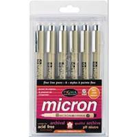 Pigma Micron Pen Set 0.2mm - Assorted 232485