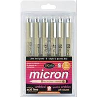Pigma Micron Pen Set 0.25mm - Assorted 232484