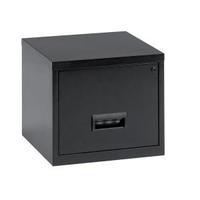Pierre Henry A4 1 Drawer Maxi Filing Cabinet Steel Lockable Black