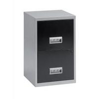 Pierre Henry Filing Cabinet Steel Lockable 2 Drawers A4 Maxi