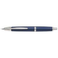 Pilot Capless Rhodium Trim Blue Barrel Fountain Pen