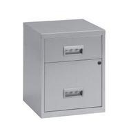 Pierre Henry Combi Filing Unit Cabinet Steel Lockable 2 Drawers A4