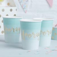 Pick and Mix Mint Green Ombre Paper Party Cups