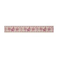 Pink Bird Cotton Ribbon 15 mm x 5 m